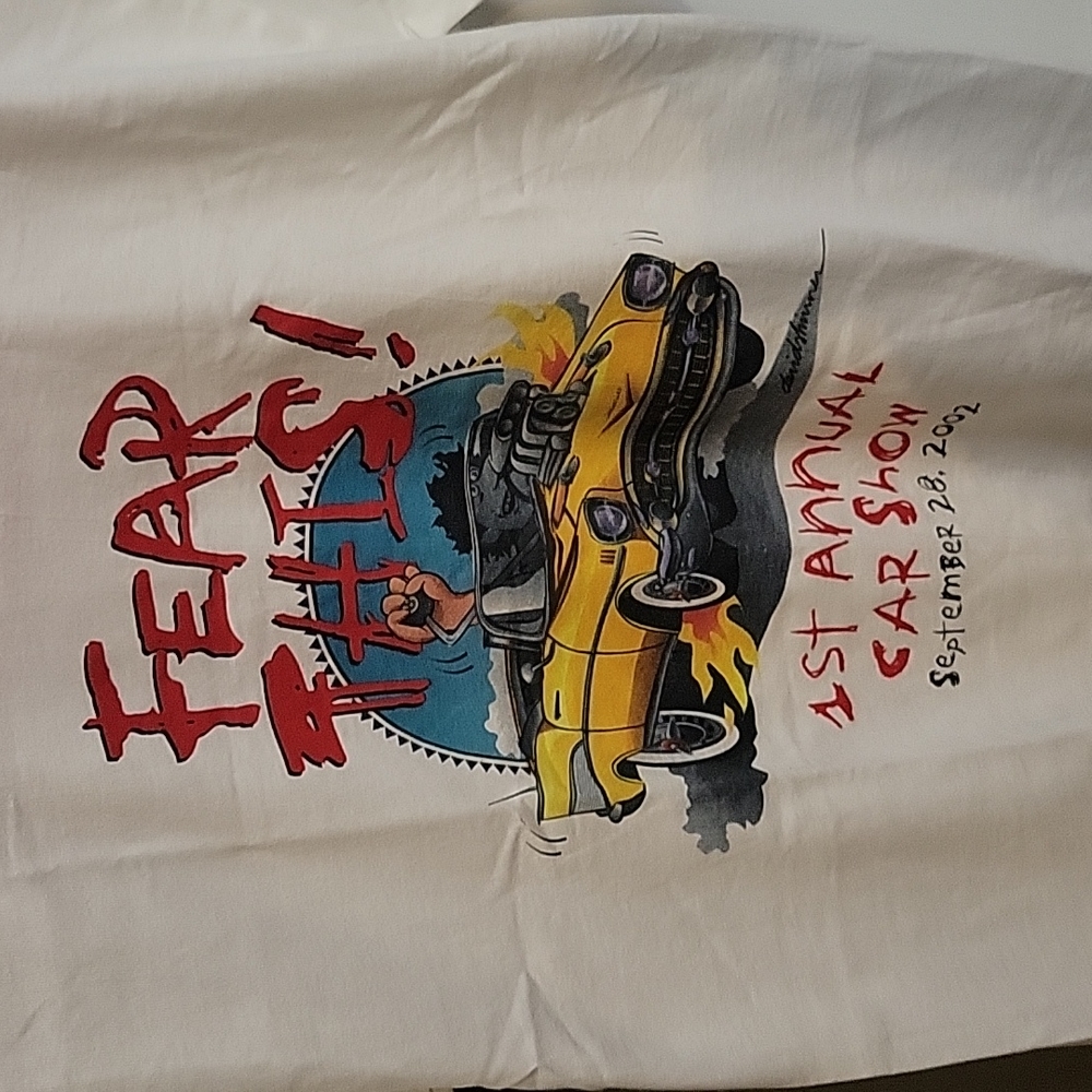 Fear this car show t shirt small